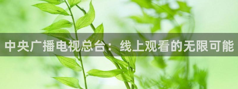 下载飞速直播nba：中央广播电视总台：线上观看的无限可能